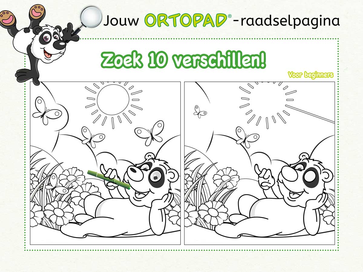 Zoek 10 verschillen! – beginners