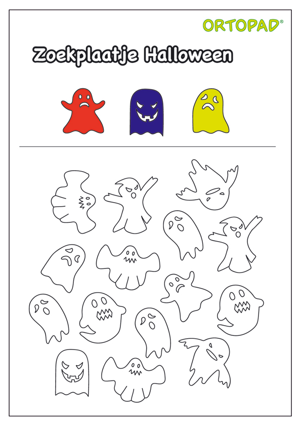 Zoekplaatje Halloween